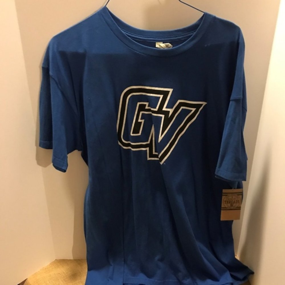 NWT Grand Valley State Lakers Rally Blue T shirt